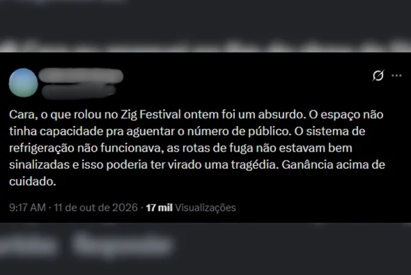 Zig Festival: público relata superlotação em evento onde jovem morreu em SP - destaque galeria