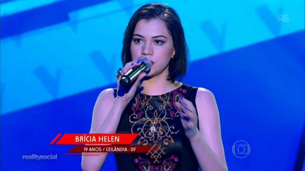 Brícia Helen, de Ceilândia, está no time de Michel Teló no “The Voice Brasil”