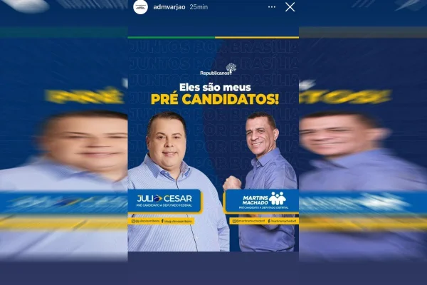 Perfil de administração regional do DF declara apoio a pré-candidatos