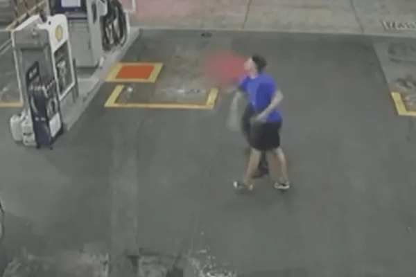 vídeo agressão samu frentista posto sp