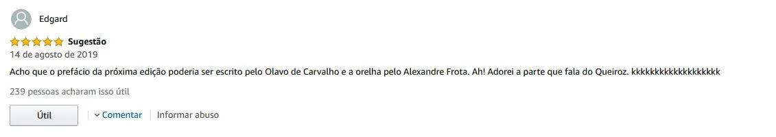 Livro Por Que Bolsonaro Merece Respeito gera ira de leitores na Amazon - imagem 4 Livro Por Que Bolsonaro Merece Respeito gera ira de leitores na Amazon - imagem 4