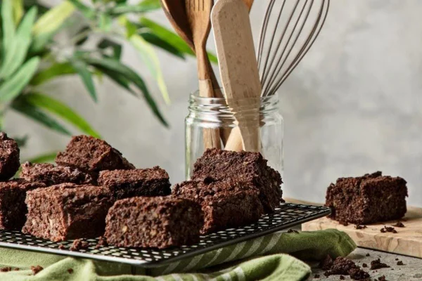 Brownie de chocolate com abacate