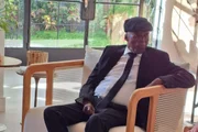 Milton em sua casa, no Rio de Janeiro, quando recebeu o título da Unicamp 