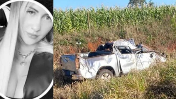 Estudante de medicina morre após caminhonete capotar em rodovia
