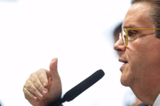 Ministro da Previdência Social, Wolney Queiroz, durante depoimento no Senado sobre o escândalo do INSS 