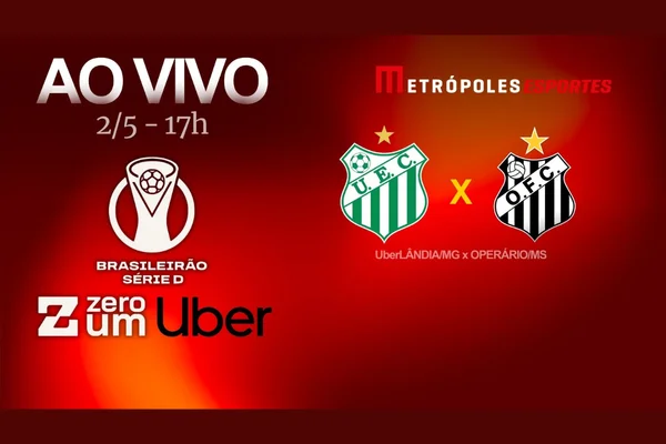 Série D ZeroUm: veja como foi o jogo entre UberLÂNDIA-MG x Operário-MS