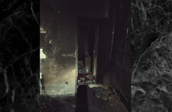 Casa de idosa incendiada. Homem foi preso suspeito do crime