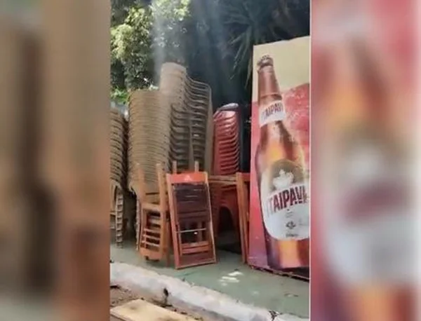 Imagem colorida de operação do DF Legal