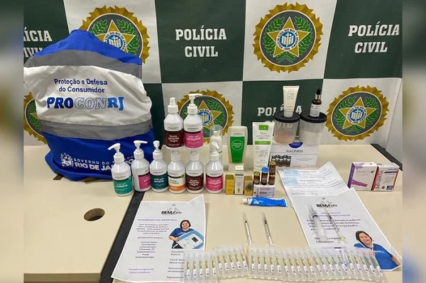 Clínicas de estética que contrabandeavam produtos são fechadas no Rio