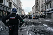 Protesto na França neste sábado (17/10)