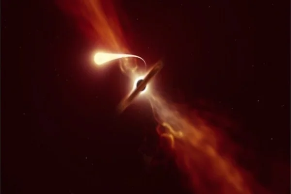 Cientistas desvendam mistério ao captarem estrela engolida por buraco negro