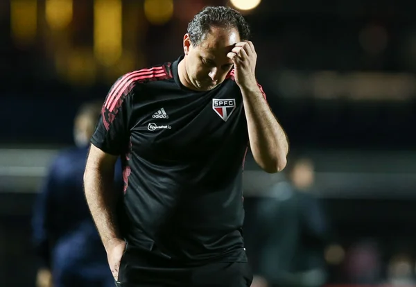 Rogério Ceni, técnico do São Paulo, em partida contra o Ceará, pelo Campeonato Brasileiro