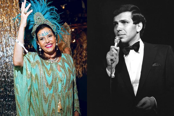 Narcisa Tamborindeguy e Frank Sinatra Jr.