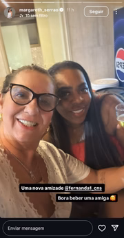 Mãe de Virginia Fonseca e Vini Jr., Margareth Serrão e Fernanda Cristina, posam nas redes sociais