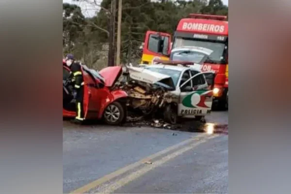 Acidente em rodovia com pista congelada mata policial militar em SC