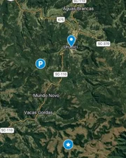 Mapa mostra área onde bombeiros buscam helicóptero que levava Rick - imagem 6 Mapa mostra área onde bombeiros buscam helicóptero que levava Rick - imagem 6