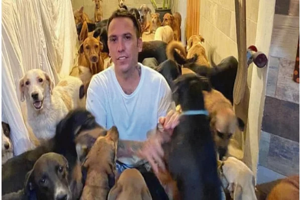 Homem leva 300 animais abandonados para casa e os protege de furacão