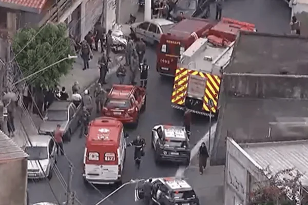 Imagem colorida de suspeitos mortos em atropelamento na zona sul - Metrópoles