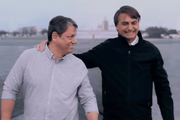 Tarcísio de Freitas e Jair Bolsonaro