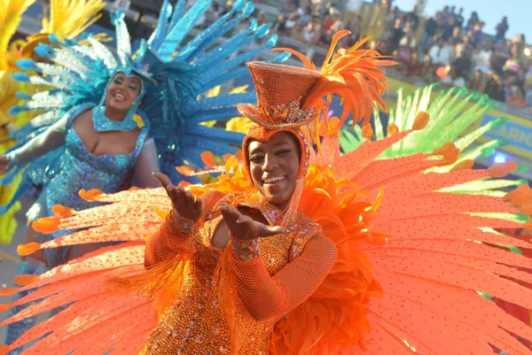 Imagem mostra desfile da Vai-Vai no Sambódromo do Anhembi - Metrópoles