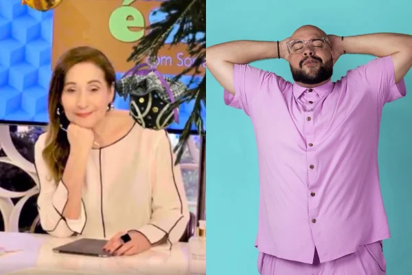 Sonia Abrão e Tiago Abravanel