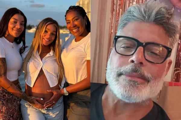 Montagem colorida de Ludmilla, Brunna Gonçalves, Silvana Oliveira e Alexandre Frota - Metrópoles