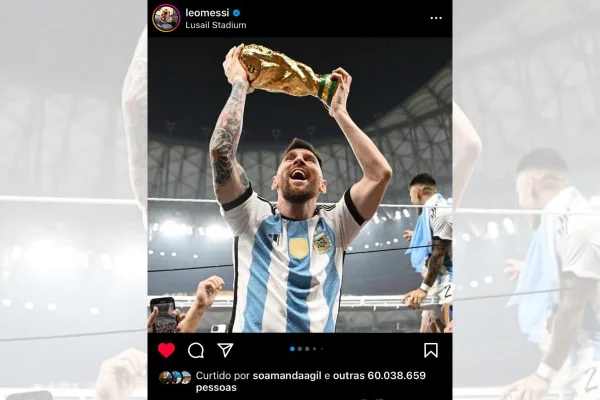 Messi no topo: conheça as 10 fotos mais curtidas do Instagram