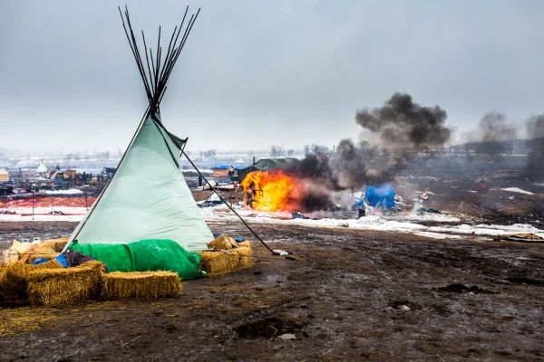 Protesto contra oleoduto nos EUA greenpeace