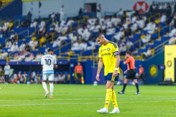 Cristiano Ronaldo durante jogo do Al-Nassr, pelo Campeonato Saudita