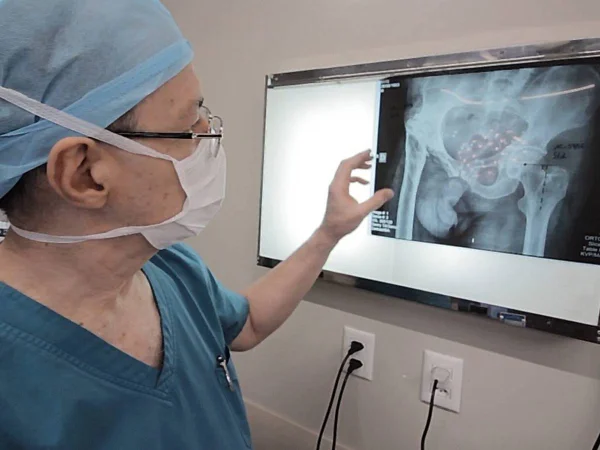 Foto colorida de exame médico