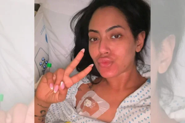 Foto de mulher no hospital - Metrópoles