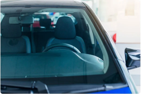 carro, interno, volante