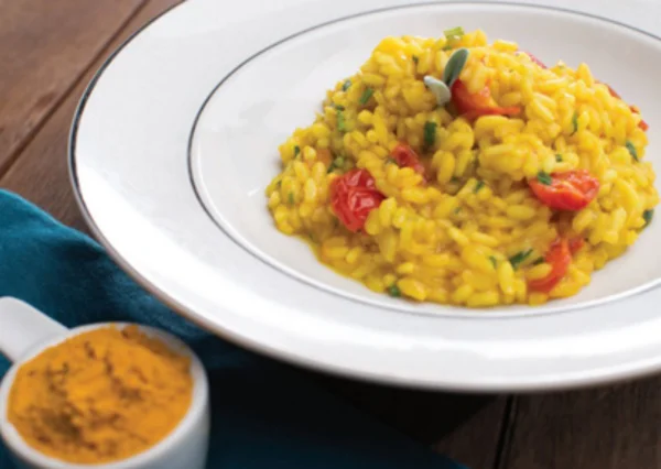 risoto de curcuma