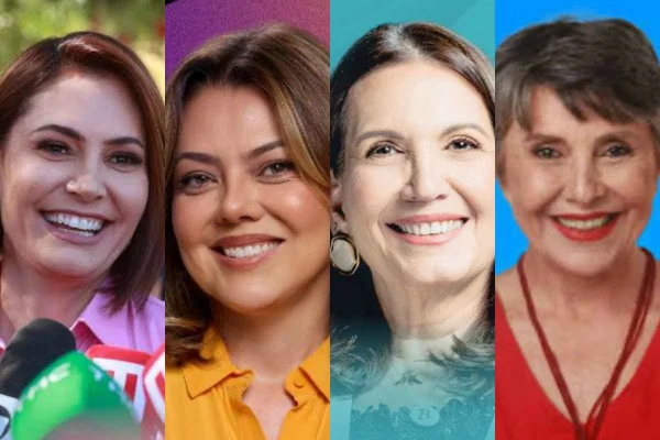 Michelle lidera intenções de voto ao Senado; Leila, Bia e Erika estão empatadas, diz Real Time