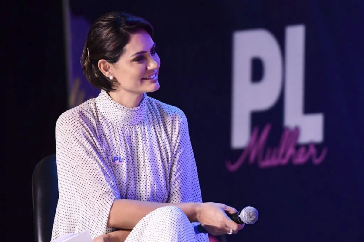 A ex-primeira-dama Michelle Bolsonaro A ex-primeira-dama Michelle Bolsonaro