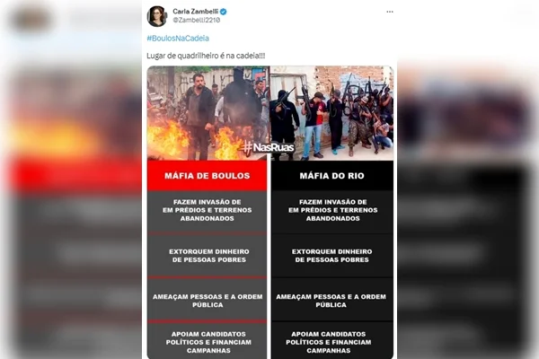 Zambelli pede prisão de "quadrilheiros" Zambelli pede prisão de "quadrilheiros"