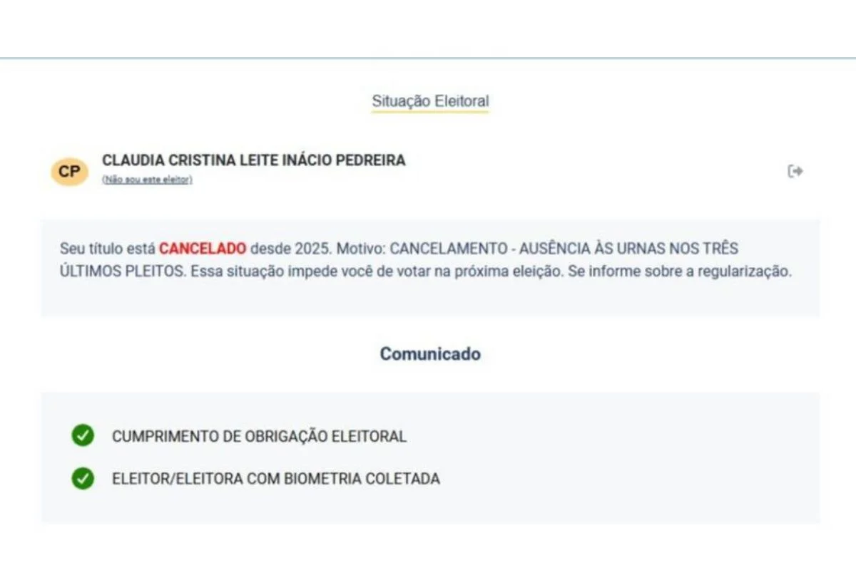 Situação eleitoral de Claudia Leitte Situação eleitoral de Claudia Leitte