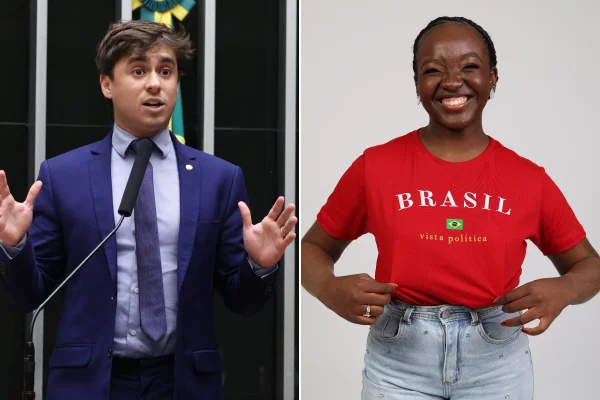 Nikolas Ferreira e Ana Elisa