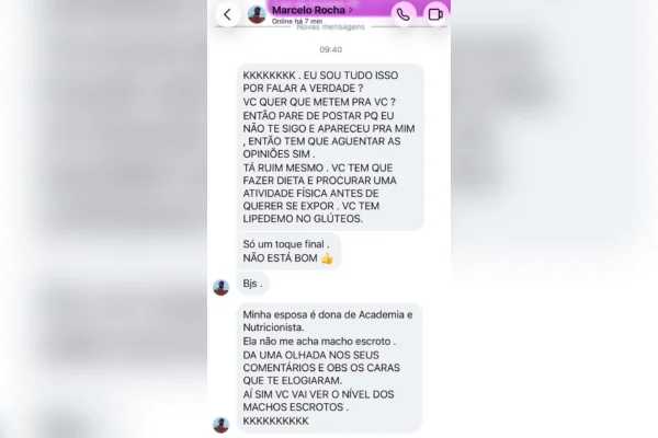 Vítimas denunciam gerente de academia Marcelo Rocha por casos de gordofobia