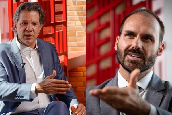 Pesquisa: Haddad e Eduardo Bolsonaro seguem favoritos ao Senado por SP