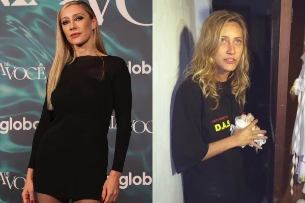 Montagem com fotos coloridas de Vanessa Bueno, de Mania de Você - Metrópoles