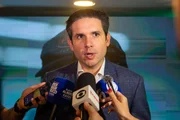 Presidente da Câmara, Hugo Motta (Republicanos-PB) em evento em Recife (PE)