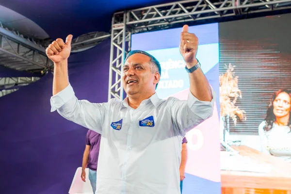Imagem colorida mostra Marcelo Lima, candidato à prefeitura de São Bernardo do Campo nas eleições 2024