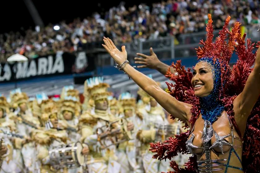 Madrinha de bateria Sabrina Sato durante desfile da escola de samba Gaviões da Fiel, no segundo dia de apresentações do Grupo Especial do Carnaval de São Paulo, no Sambódromo do Anhembi, Zona Norte da cidade Madrinha de bateria Sabrina Sato durante desfile da escola de samba Gaviões da Fiel, no segundo dia de apresentações do Grupo Especial do Carnaval de São Paulo, no Sambódromo do Anhembi, Zona Norte da cidade