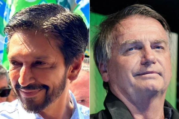 Ricardo Nunes e Jair Bolsonaro