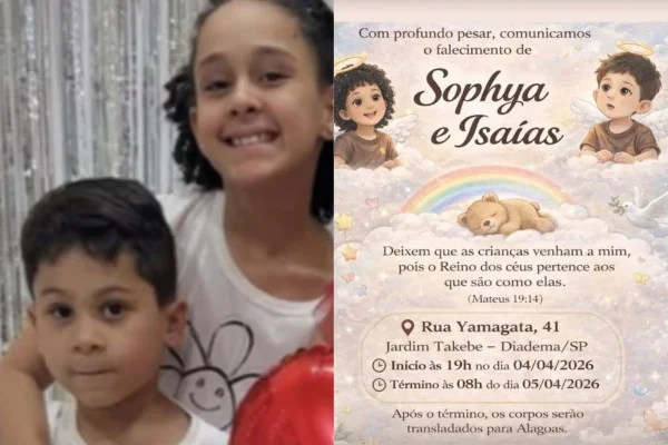Irmãos atropelados são velados na comunidade antes de enterro em AL