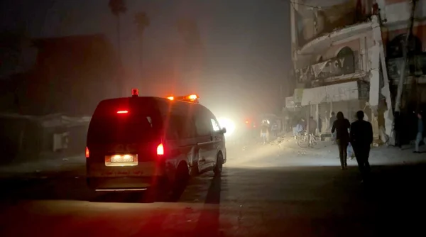 Imagem colorida do hospital Al-Ahli, na Cidade de Gaza - Metrópoles