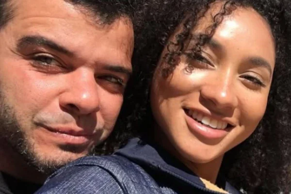 Karine Santana, viúva de João Rebello, ex-ator mirim morto com 12 tiros