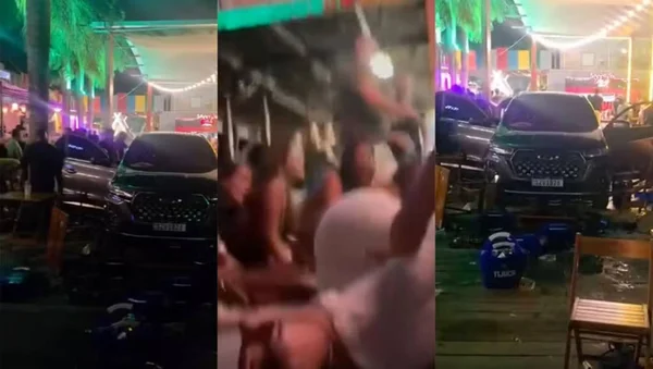 imagem colorida homem invade casa de shows belem