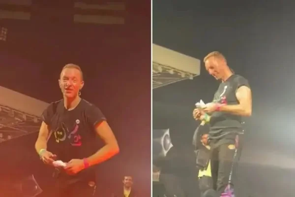 Vídeo: vocalista do Coldplay anuncia sexo do bebê de fã em show no PR